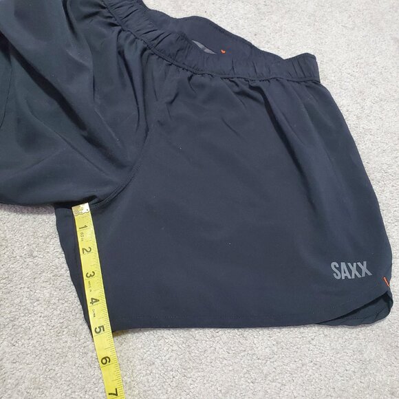 SAXX Hightail 2N1 Run Shorts 5” Running Ballpark Pouch Pro Black Men's Small - Picture 14 of 15